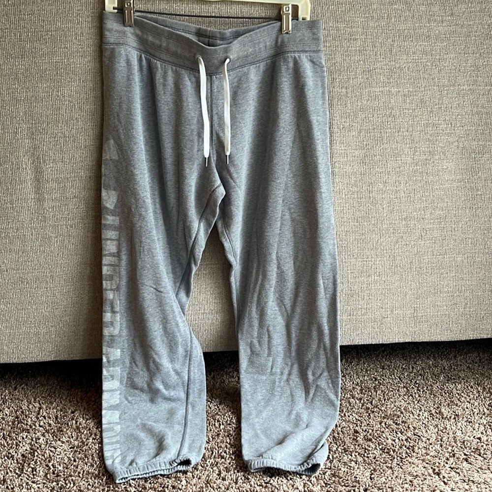 Under Armour Gray Drawstring Sweatpants Women’s S